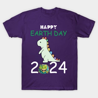 happy earth day 2024 gift april 22 Cute Teacher  Lover Rainbow T-Shirt